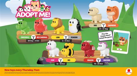 Adopt Me! McDonald's Happy Meal® Toys! - YouTube