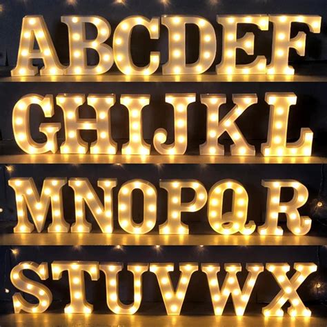 Custom Marquee Letter Light Decoration 4 Inches Led Letter Light Box - Buy Custom Marquee Letter ...