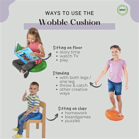 Wobble cushion - flexible seating option & wonder tool for balance and ...