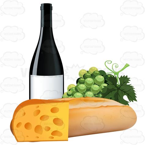 Wine And Cheese Clipart | Free download on ClipArtMag