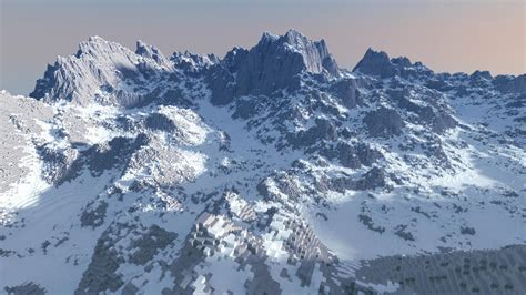 Snowy Minecraft Mountain + World Save by Lil-Lintu on DeviantArt