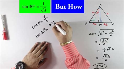 tan 30°=1/√3 (Why & How?) || Trigonometry || How to find the value of ...