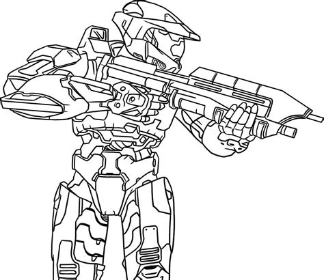 Halo Coloring Pages - ColoringPagesOnly.com