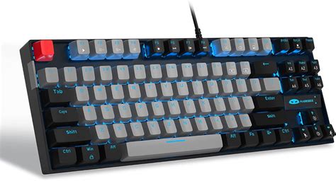 Compact 75% Mechanical Gaming Keyboard with Blue Switch, MageGee MK ...