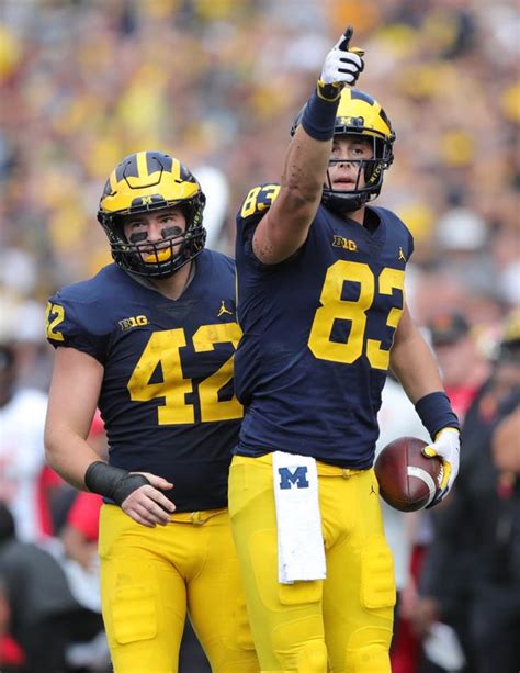 Michigan's Zach Gentry: From QB recruit to leading receiver