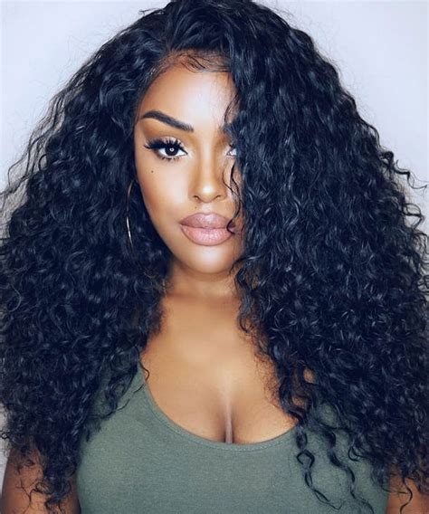 Peruvian Deep Wave Curly Hair Weave Bundles 100% Human Hair Weaving Natural Color Peruvian ...