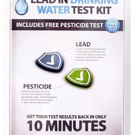 Lead In Water Test Kit With Pesticide Check - WaterTestingKits