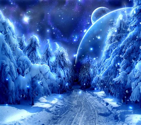 Beautiful Snowy Backgrounds