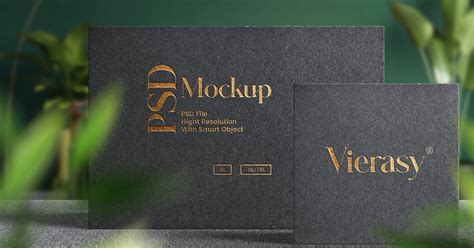 Luxury Gold Logo Mockup On Black Craft Paper, Graphic Templates - Envato Elements