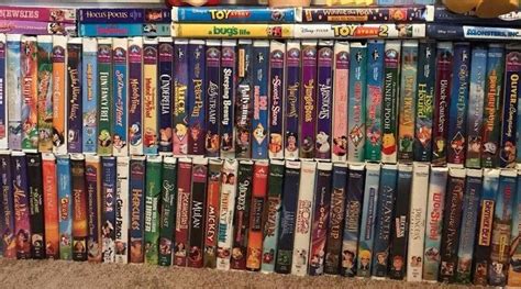 Lot of 40 Random Tapes on VHS Great for Art Projects and - Etsy | Disney vhs tapes, Old disney ...