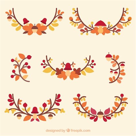 Free Vector | Autumn designs collection