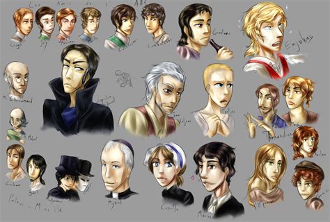 Les Miserables Characters by *AresNergal on deviantART | Les miserables, Les miserables ...