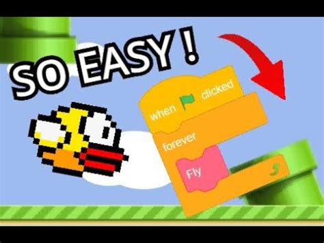 Scratch Tutorial | Flappy Bird Game | How to make a flappy bird game in scratch | Easy Beginner ...