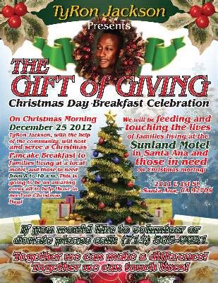 Breakfast for the needy, in Santa Ana, set for Christmas Day – New ...