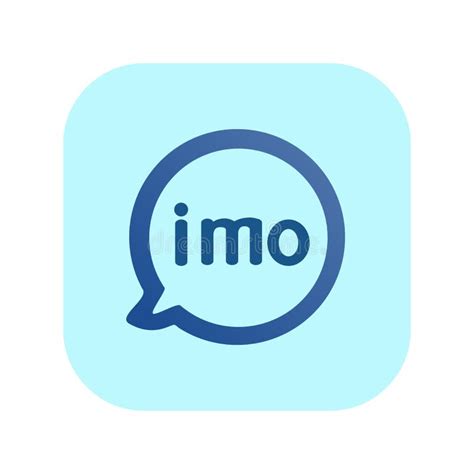 Imo Sign, Blue Chat and Video Call Symbol. IMO Web Icon Comments Color ...