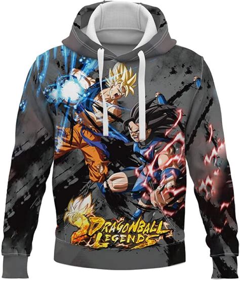 Dragon Ball Hoodie Long Sleeve Autumn Winter Casual Hooded Pullover ...