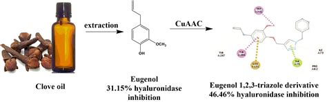 Hyaluronidase Inhibitory Activity and In Silico Docking Study of New Eugenol 1,2,3‐triazole ...