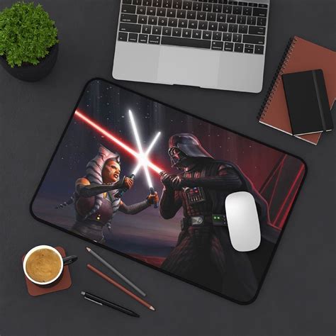 Star Wars Desk Mat Multifunctional, Neoprene, Home Office, Writing, Typing, Artwork, Light Side ...