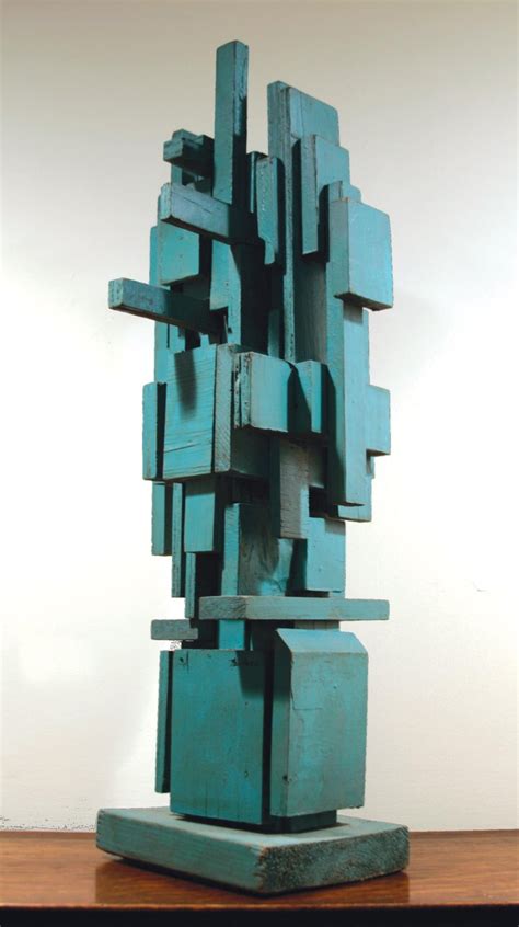 Louise Nevelson - Louise Nevelson, Untitled, painted wood sculpture ...