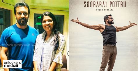 Surya and Aparna Balamurali start dubbing for Soorarai Pottru