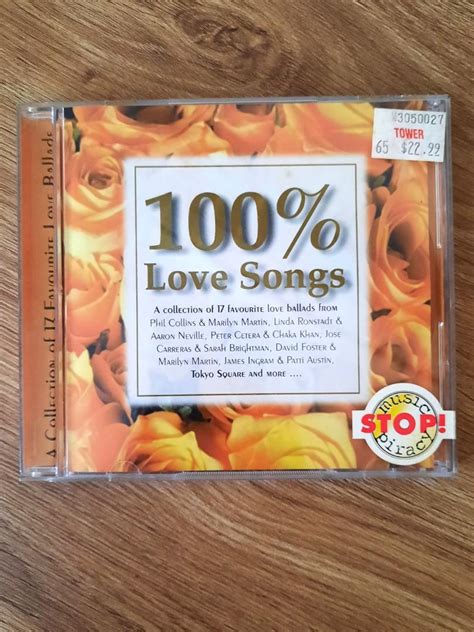 100% Love Songs CD, Hobbies & Toys, Music & Media, CDs & DVDs on Carousell