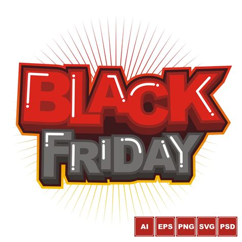 Black Friday Logo Design By Azkaryzki | TheHungryJPEG