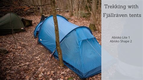 Friday trekking with Fjällräven tents - YouTube