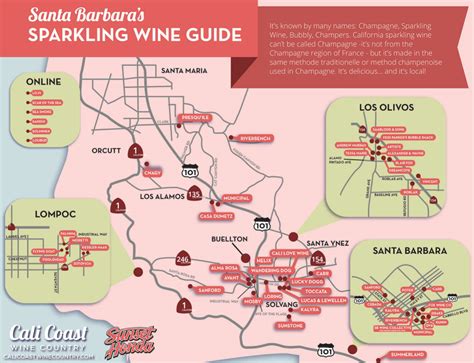 See The Santa Ynez Winery Map and Santa Barbara Wineries Map