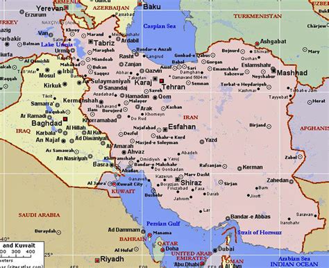 Iran Politics Club: Iran Political Maps 11: Middle East, Caspian Sea ...