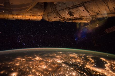 Europe at Night seen from the International Space Station | Earth Blog