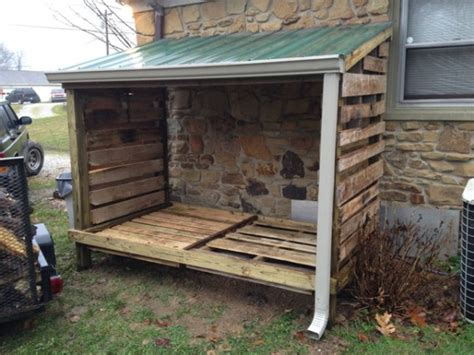 DIY Lean to Wood Shed | MyOutdoorPlans