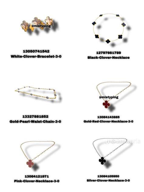 Pin by BR! on roblox codes x | Van cleef necklace, Pandora bracelet, Roblox codes