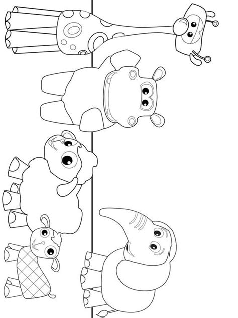 Color Crew Baby First Tv Pages Coloring Pages