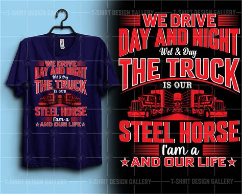 TRUCK DRIVE T-SHIRT DESIGN| T SHIRT FOR TRUCK DRIVER on Behance