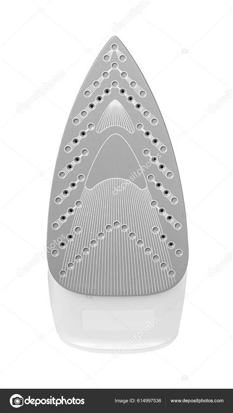 Iron Soleplate Isolated White Background Basis Electric Iron Holes Soleplate Stock Photo by ...