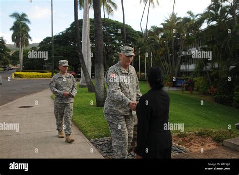 Gen. Raymond T. Odierno, chief of staff of the Army, visits U.S. Army Pacific headquarters at ...