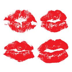 Red female lips Royalty Free Vector Image - VectorStock