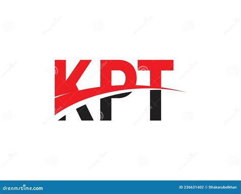 KPT Letter Initial Logo Design Vector Illustration Stock Vector - Illustration of swoosh ...