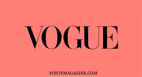 Vogue Font Download | The Fonts Magazine