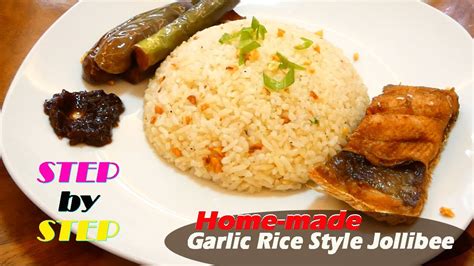 Garlic Rice Style Jollibee - YouTube