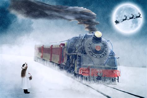 Christmas Train Desktop Wallpapers - 4k, HD Christmas Train Desktop ...