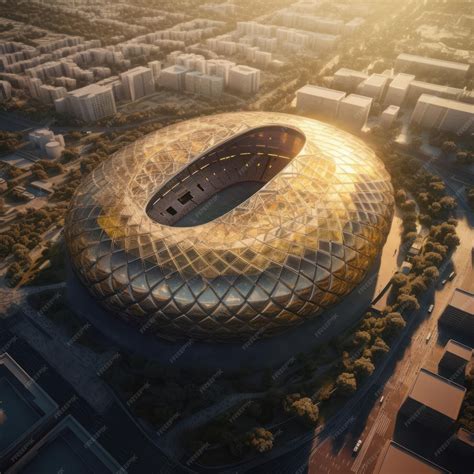 Premium Photo | A rendering of the stadium for the fifa world cup.