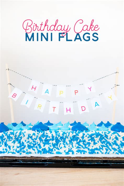 Conquer Cake Decorating With This Easy Birthday Cake Flag Tutorial ...