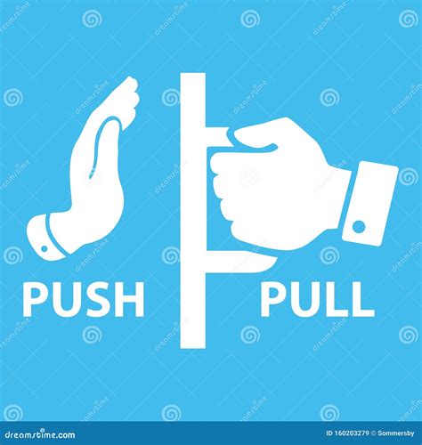 Push And Pull Techniques Vector Illustration | CartoonDealer.com #27256928