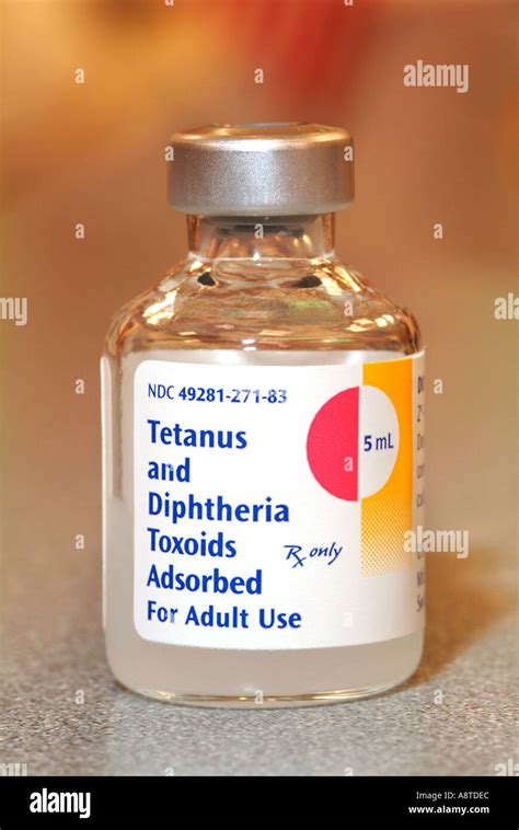 Tetanus Diphtheria Vaccine Stock Photo - Alamy