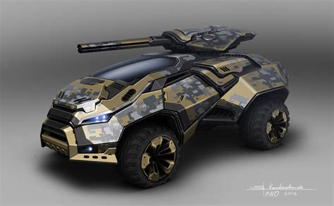 Vehicle Sketch Min Nguen Armored Vehicles Futuristic - vrogue.co