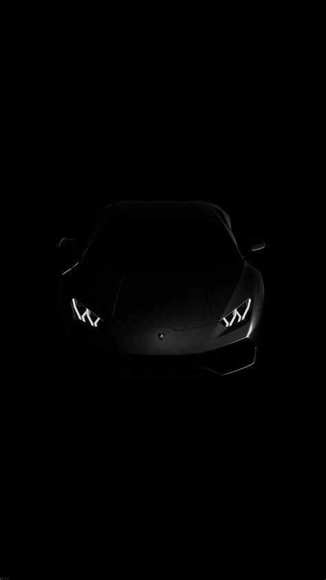 Download Lamborghini iPhone Black Aesthetic Hidden In Shadows Wallpaper | Wallpapers.com