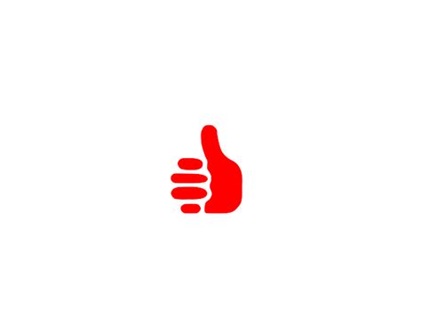 Red Thumbs Up Clip Art at Clker.com - vector clip art online, royalty free & public domain