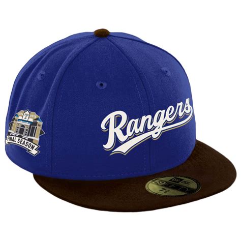 Texas Rangers Blue Brown Two Tone Hat God 5 Mr Dome Piece Final Season ...