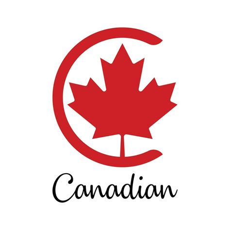 canadian logo element, canadian logo template, canadian logo vector ...